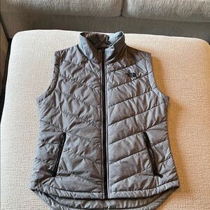 The North Face Charcoal Quilted Vest